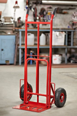 Wózek transportowy max 250kg platforma koła pneumatyczne stalowy