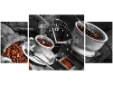 80x40cm zegar Zegar ścienny Filiżanka gorącej kawy coffee obraz      
