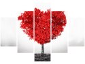 Obraz Red tree of love czerwone drzewo
