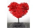 70x50cm Obraz Red tree of love czerwone drzewo   ścian  