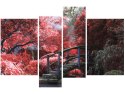 Obraz Secret Garden most ogród Japonia kolory