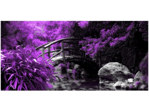 Obraz Secret Garden most ogród Japonia kolory