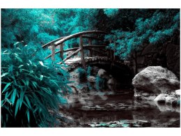 60x40cm Obraz Secret Garden most ogród Japonia kolory      