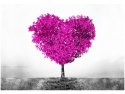 Obraz druk TREE OF LOVE miłość serce przyroda