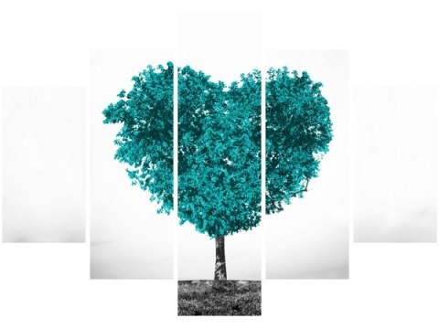 Obraz TREE OF LOVE miłość serce przyroda
