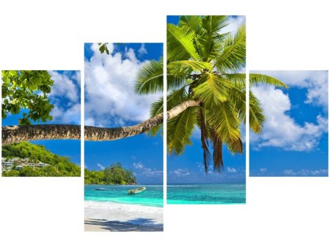 Obraz Egzotyczna tropikalna plaża Seszele