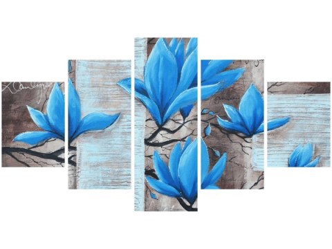 Obraz Niebieski kwiat magnolii