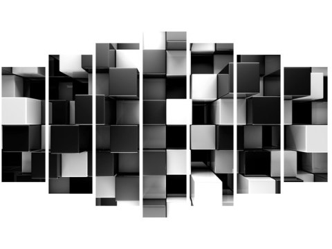 Obraz Trójwymiarowe piksele
