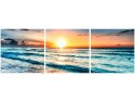 70x50cm Obraz Zachód Słońca plaży Cancun   ścian  