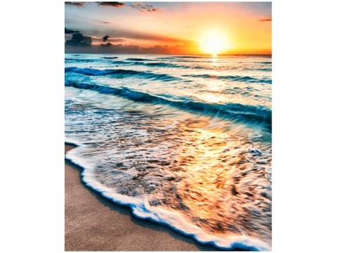 70x50cm Obraz Zachód Słońca plaży Cancun   ścian  