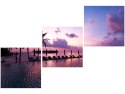 Obraz Magiczny zachód Słońca Malediwach