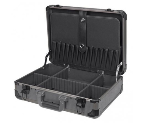 Walizka aluminiowa przegrody dokumenty EXTRA LOOK