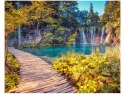 40x50cm Jezioro Plitvice jesienią obraz      