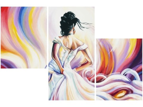 Obraz Kobieta abstrakcie kolorów
