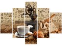 Obraz Fragrant Coffee kawa przyprawy korzenne młynek 
