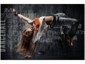 Obraz Dziewczyna tańcząca breakdance