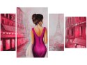 Obraz Różowa suknia Paryżu