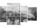 Obraz Paris mon amour Wieża Eiffla szarości most
