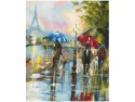 70x50cm Obraz Rainy Paris Francja deszcz   ścian  