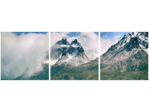 70x50cm Obraz White Mountains górski krajobraz przyroda   ścian  