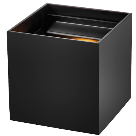 Kinkiet kostka czarny regulowany lampa LED UP/DOWN