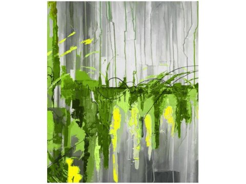 70x50cm Obraz Green waterfall zielony wodospad   ścian  