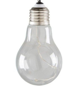 Ogrodowe lampki arne BULB LED białe 15szt 480cm  