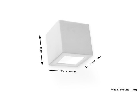 Kinkiet Ceramiczny LEO ścienna domowa lampa nowoczesna