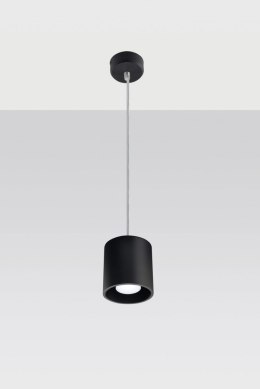 Lampa Wisząca ORBIS 1 Czarna żyrandol kuchnia salon pokój ZWY