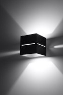 Kinkiet LOBO Czarny ścienna domowa lampa nowoczesna