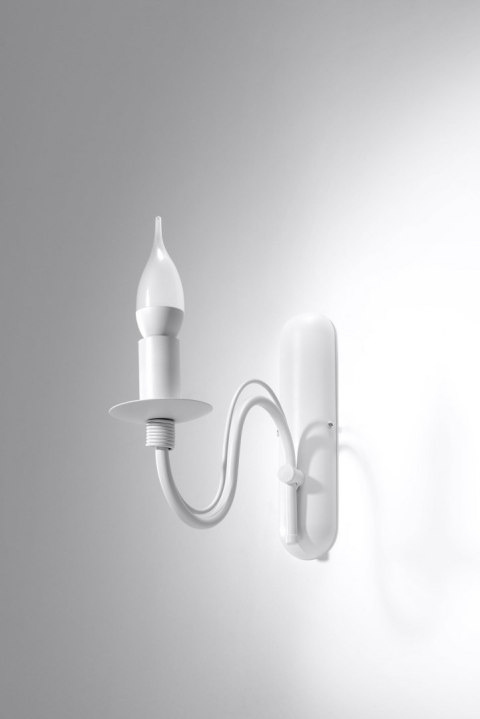 Kinkiet MINERWA Biały ścienna domowa lampa nowoczesna