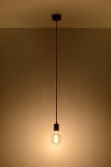 Lampa Wisząca EDISON Żółta żyrandol kuchnia salon pokój