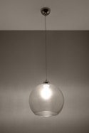 Lampa Wisząca BALL przezroczysta żyrandol kuchnia salon pokój