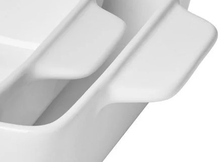 Formy pieczenia ceramiczne 2 szt białe zapiekanka