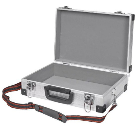 Walizka narzędziowa aluminiowa 22litry wygłuszona paskiem