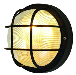 Oprawa piwniczna DREK lampa kinkiet czarna IP44 18,5cm