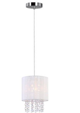 Lampa żyrandol Astra Conor biały MDM1953-1 kryształ ZWY