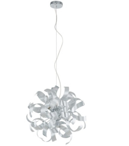Lampa żyrandol CARRICK MD11026-5A srebrny/metal