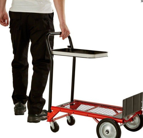 Wózek platformowy 50kg bagażowy wielofunkcyjny kurier handlowiec  