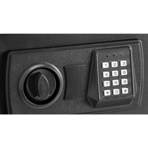 Sejf elektroniczny zamek szyfrowy 43 l stal ścienny  