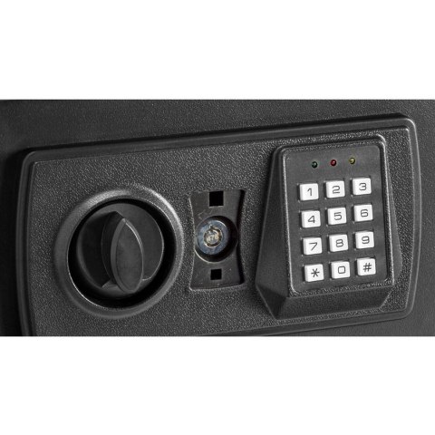 Sejf elektroniczny zamek szyfrowy 43 l stal ścienny  