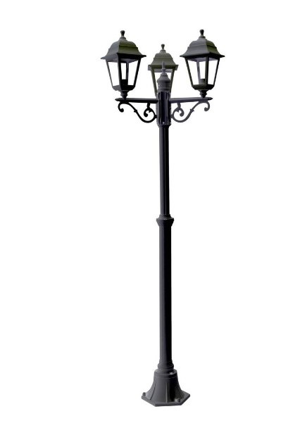 Latarnia IP44 ROKO 200cm Ogród czarny mat ogrodowa lampa