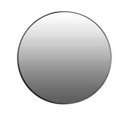 Lustro wiszące URANUS okrągłe ozdobne 50 cm czarne