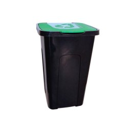 Kosz śmieci IAN pokrywą recyklingu zielony  