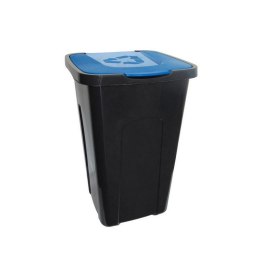 Kosz śmieci IAN pokrywą recyklingu niebieski