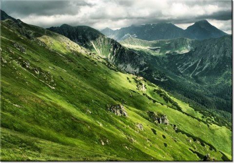 100 70cm Obraz płótno Tatry    płótno rama