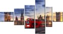 100cm 180cm Obraz 6 elem Pałac Westminsterski Londynie ścienny  