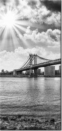 115cm 55cm Obraz ścienny Brooklyn Nowy Jork druk rama   płótno 