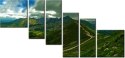 100cm 220cm OBRAZ 6 elem Panorama Tatr ścienny   