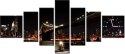 70cm 160cm ZEGAR 7 eleme Brooklyn Bridge   Mith17 druk   obraz 